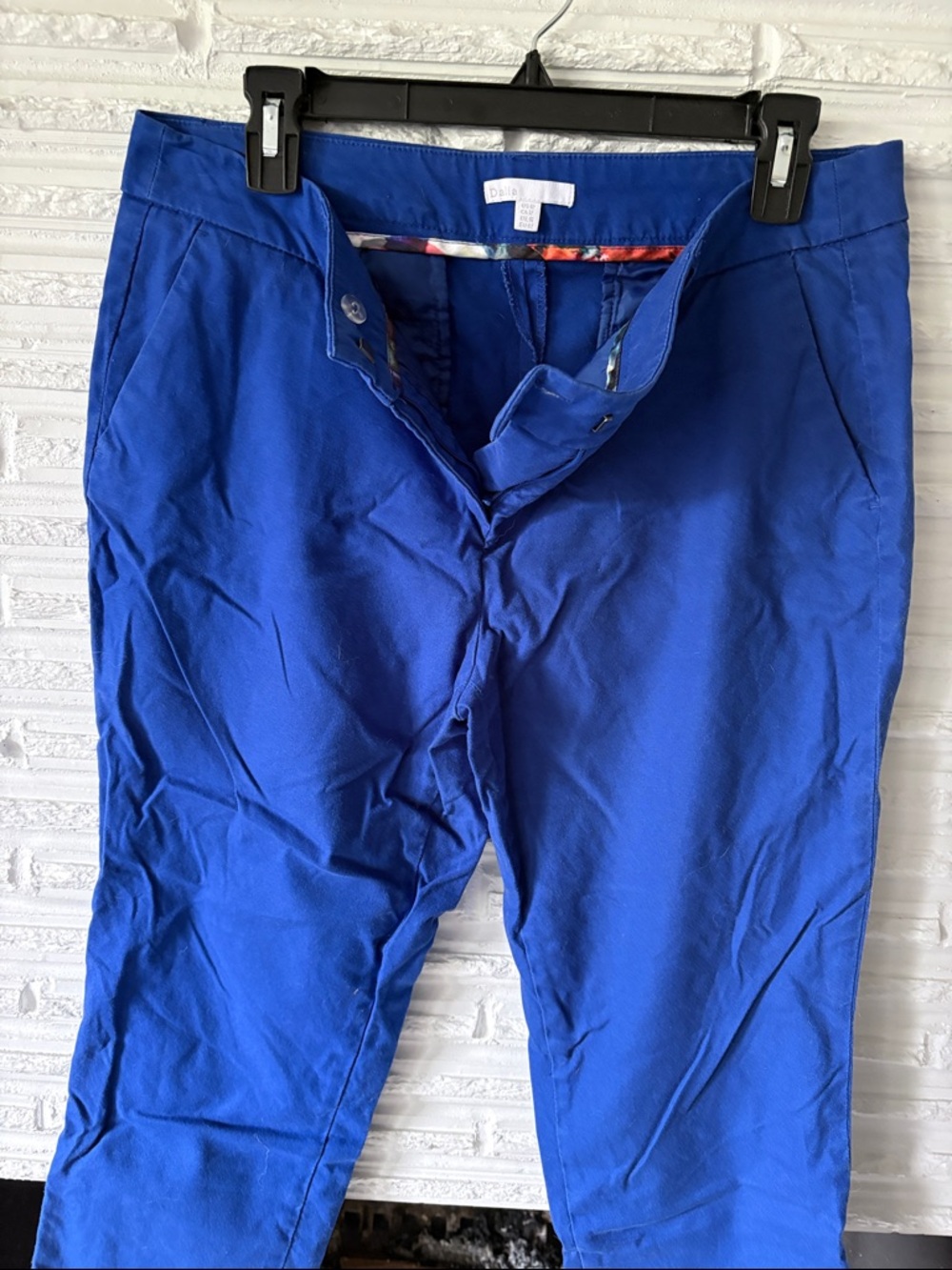 Dalia Bright Royal Blue Capris